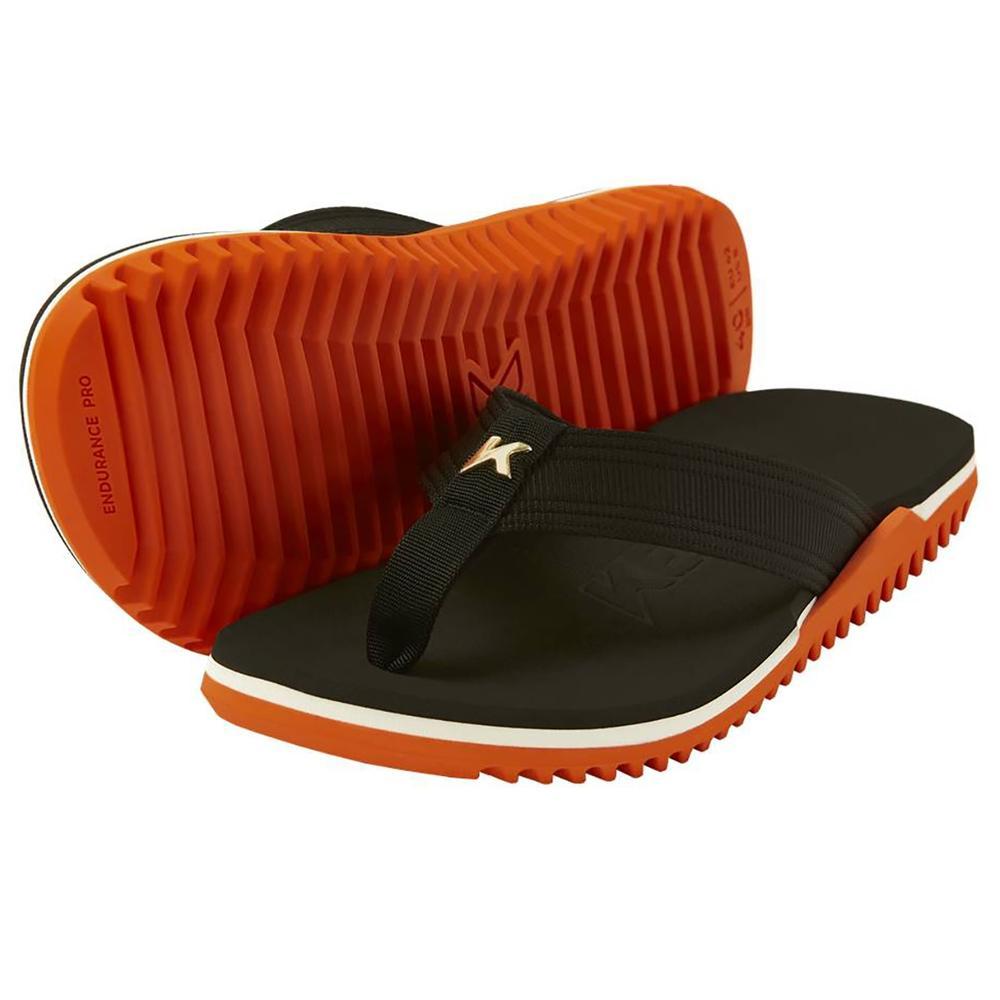Chinelo Kenner Nk6 Pro Masculino - Preto e Laranja - 1