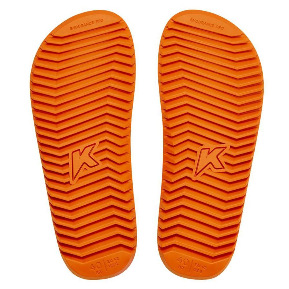 Chinelo Kenner Nk6 Pro Masculino - Preto e Laranja - 5