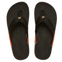 Chinelo Kenner Nk6 Pro Masculino - Preto e Laranja - 2