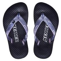 Chinelo Infantil Kenner New Summer Kids - Preto e Branco - 2