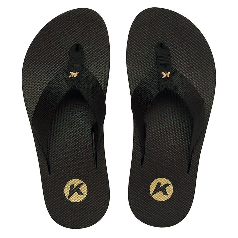 Chinelo Kenner Kyra Essence Pro Flatform Feminino - Preto - 2