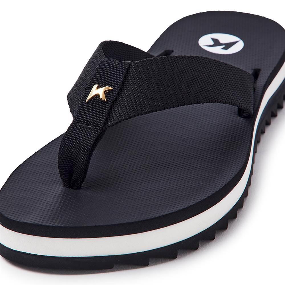 Chinelo Kenner Kyra Essence Pro Flatform Feminino - Preto - 4