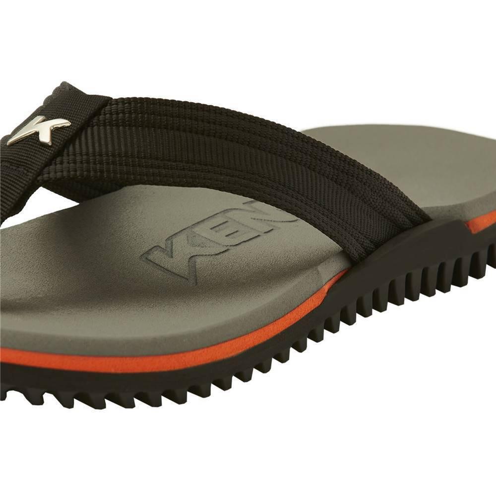 Chinelo Kenner Nk6 Pro Masculino - Grafite e Laranja - 5