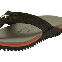 Chinelo Kenner Nk6 Pro Masculino - Grafite e Laranja - 5