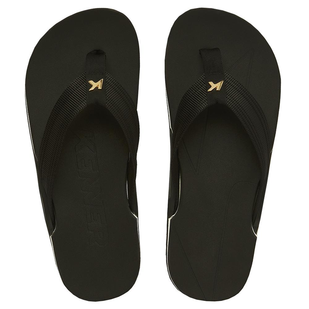 Chinelo Kenner Nk6 Pro Masculino - Preto e Branco - 2
