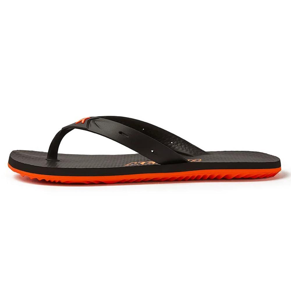 Chinelo Kenner New Summer Masculino - Preto e Laranja - 3