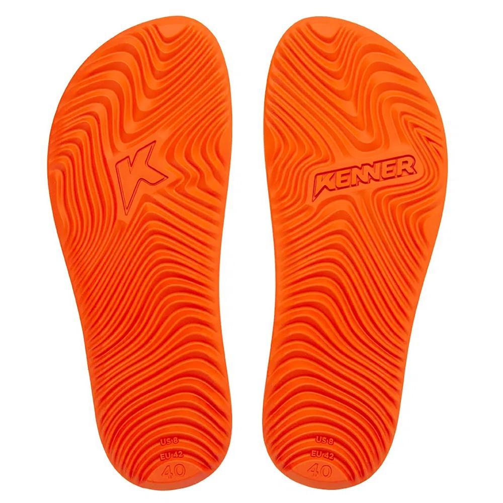 Chinelo Kenner New Summer Masculino - Preto e Laranja - 5