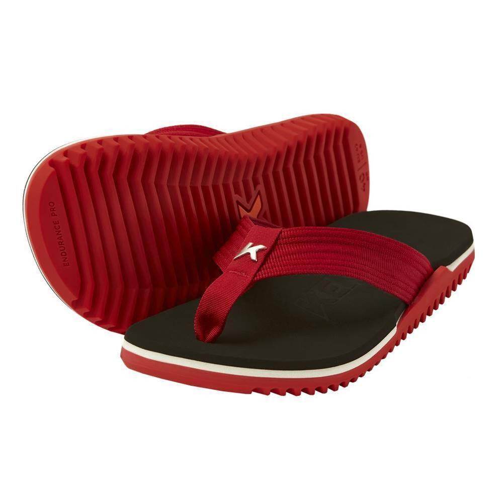 Chinelo Kenner Nk6 Pro Masculino - Preto e Vermelho - 1