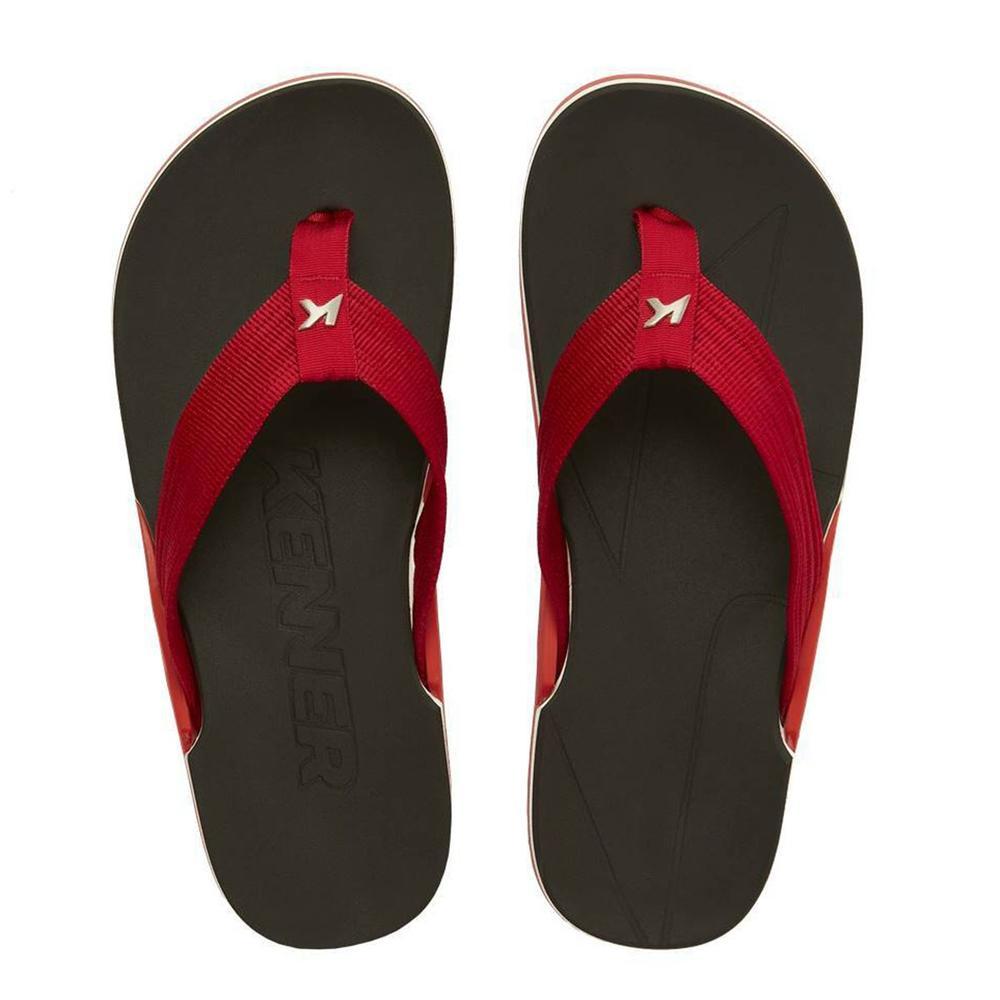 Chinelo Kenner Nk6 Pro Masculino - Preto e Vermelho - 2