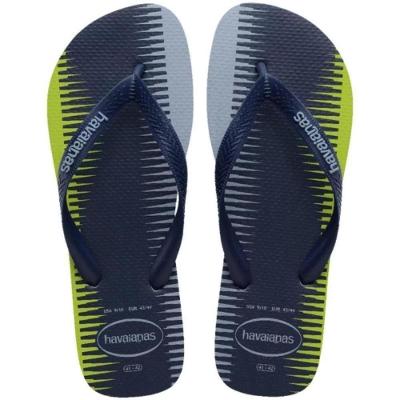 Chinelo Havaianas Trend Masculino - Azul Claro e Branco