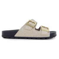 Rasteira Moleca Fivelas - Dourado - 2