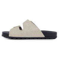 Rasteira Moleca Fivelas - Dourado - 3