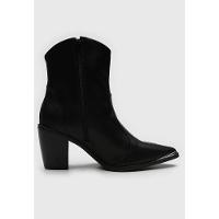 Bota Western Cano Baixo Vizzano Feminina - Preto - 2