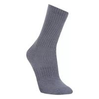 Kit Meia Under Armour Cano Longo Core Cotton Crew 3 Pares - Chumbo e Branco - 3