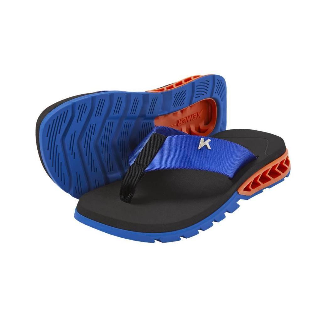 Chinelo Kenner Rakka Masculino - Preto e Azul - 1