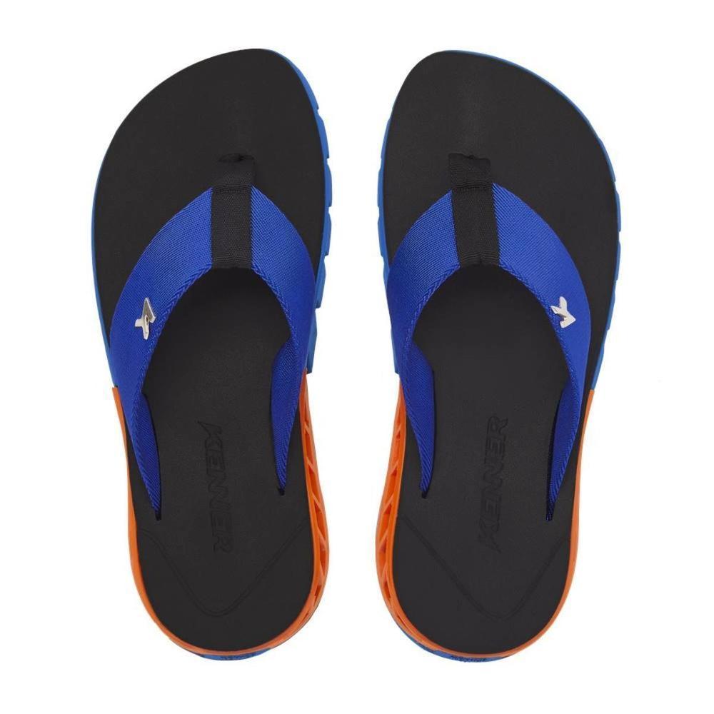 Chinelo Kenner Rakka Masculino - Preto e Azul - 2