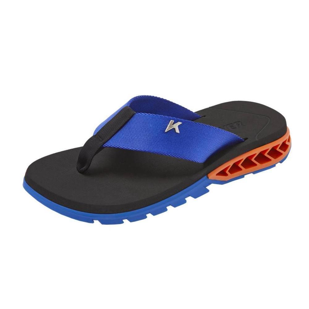 Chinelo Kenner Rakka Masculino - Preto e Azul - 4