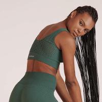 Top Esportivo Lupo Energy Raschel - Verde Escuro - 2