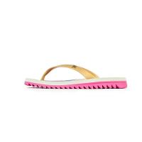 Chinelo Kenner Ibiza Palm Estampada Feminino - Branco e Rosa - 3