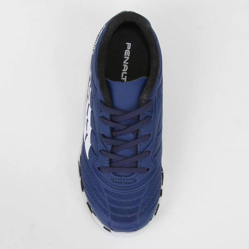 Chuteira Futsal Infantil Penalty Matis XXI - Marinho e Preto - 3