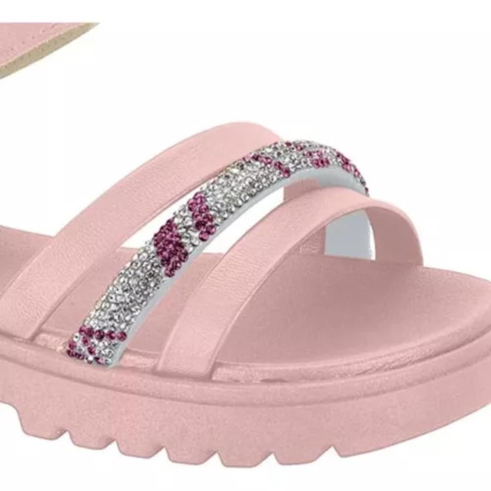 Papete Infantil Molekinha Tira Brilho Menina - Rosa Claro - 2