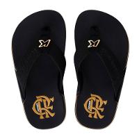 Chinelo Kenner NK6 Pro Gold Flamengo Kids - Preto e Dourado - 2
