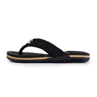 Chinelo Kenner NK6 Pro Gold Flamengo Kids - Preto e Dourado - 3