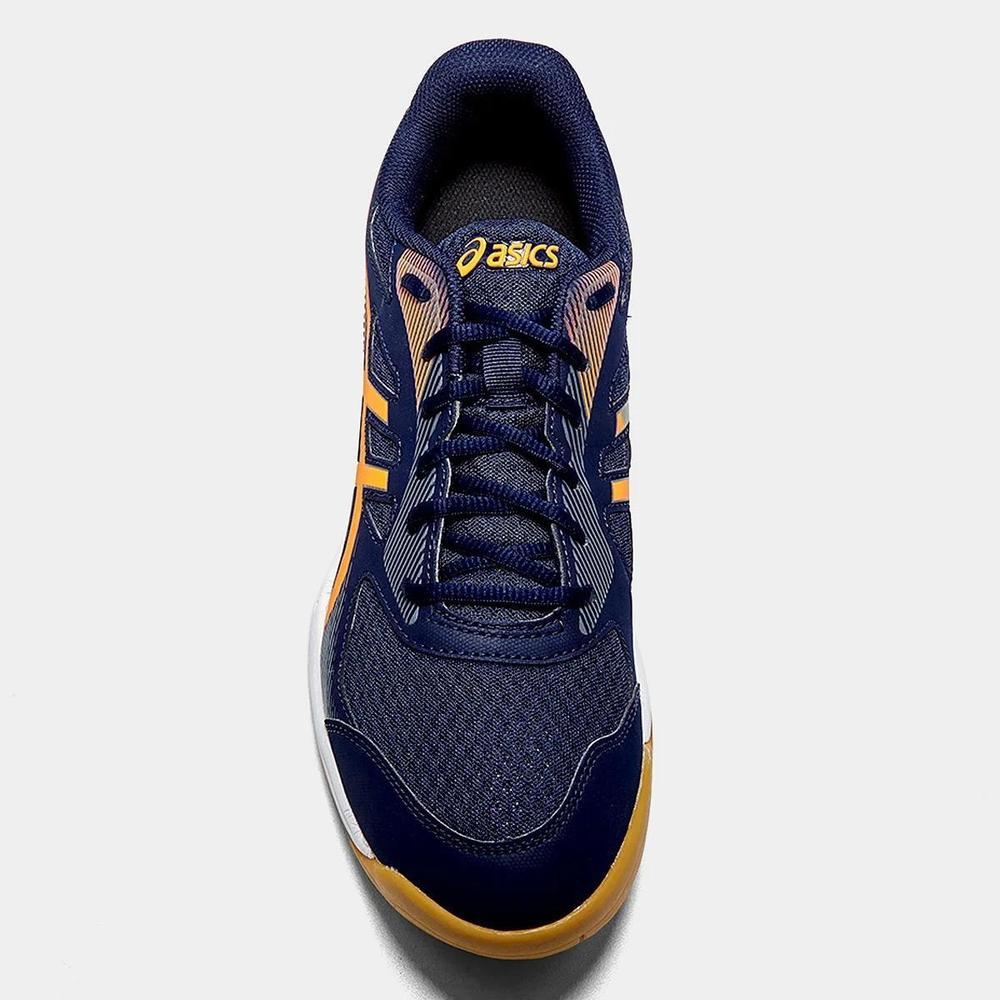 Tênis Asics Upcourt 5 Masculino - Marinho e Laranja - 3