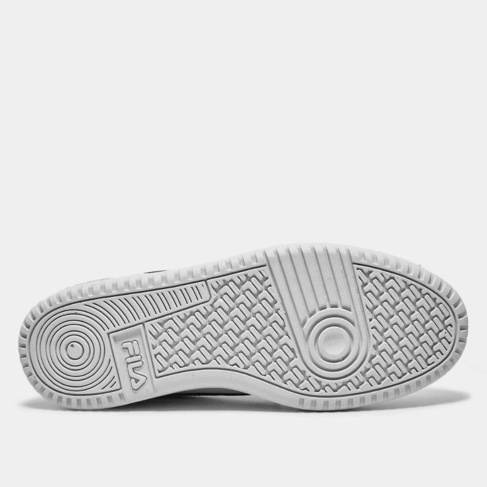 Tênis Couro Fila Acd Classic Masculino - Branco e Preto - 5