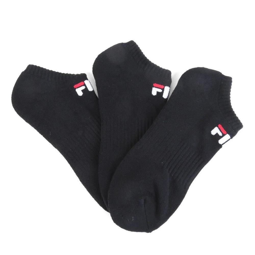 Kit Meia Fila Cano Curto Logo c/ 3 pares - Preto - 2