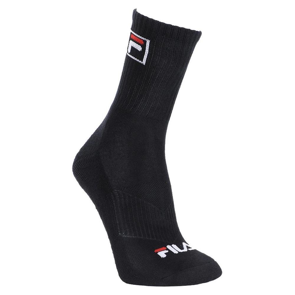 Kit Meia Fila Cano Alto C/ 3 Pares - Preto - 2