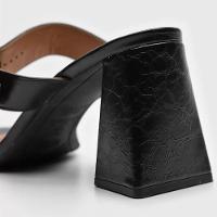 Tamanco Vizzano Fivela Spikes Salto Bloco - Preto - 5