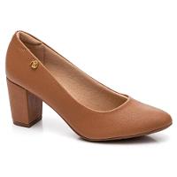 Scarpin Modare Salto Médio Feminino - Caramelo - 1