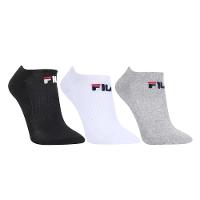 Kit Meia Fila Cano Curto Logo c/ 3 pares - Branco e Preto - 1