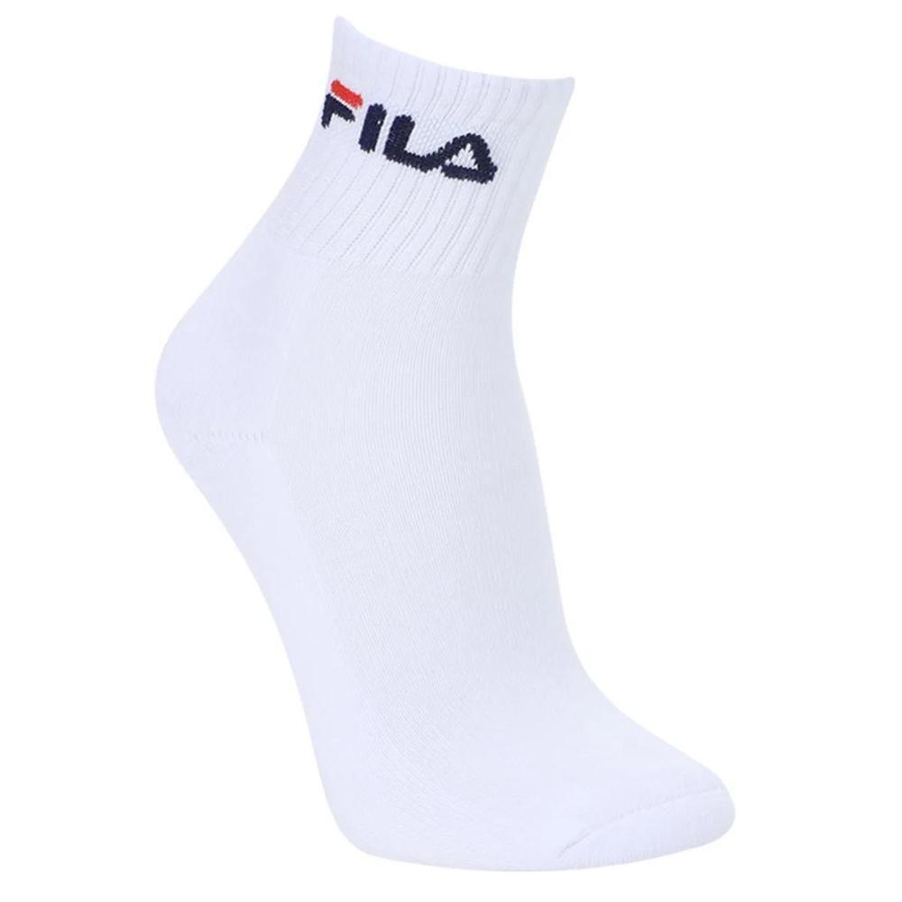 Kit Meia Fila Cano Médio Logo c/ 3 pares - Branco - 2