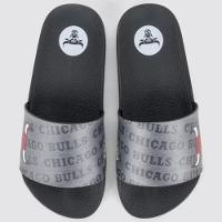 Chinelo Infantil Rider Slide Full 86 NBA - Preto e Vermelho - 3