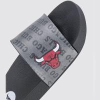 Chinelo Infantil Rider Slide Full 86 NBA - Preto e Vermelho - 4