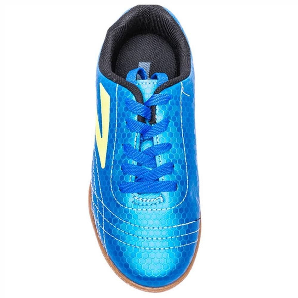 Chuteira Infantil Society Molekinho - Azul e Amarelo - 3