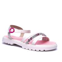 Papete Infantil Molekinha Tira Brilho Menina - Branco e Rosa - 1