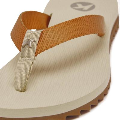 Chinelo Kenner Kyra Slim Feminino - Branco e Bege