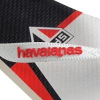 Chinelo Havaianas Top Times São Paulo FC Masculino - Branco e Preto - 1