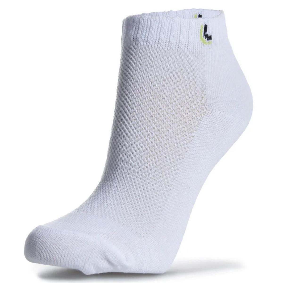 Kit Meia Infantil Lupo Básico Cano Baixo 3 Pares - Branco - 4