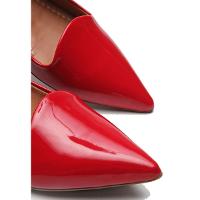 Sapatilha Vizzano Bico Fino Verniz Feminina - Vermelho - 3