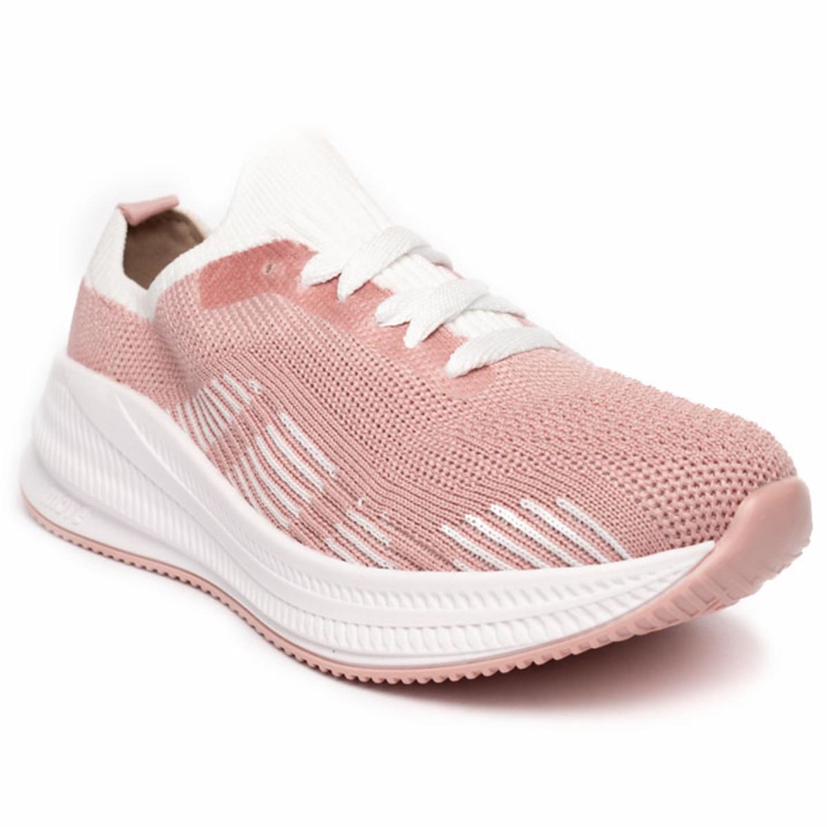 Tênis Molekinha Infantil Gaspea Knit Osaka - Rosa - 1