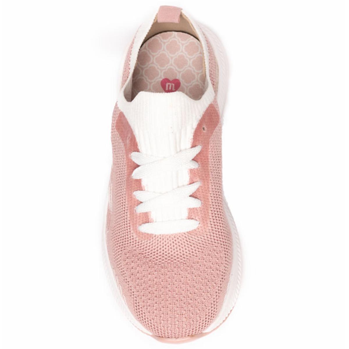 Tênis Molekinha Infantil Gaspea Knit Osaka - Rosa - 3