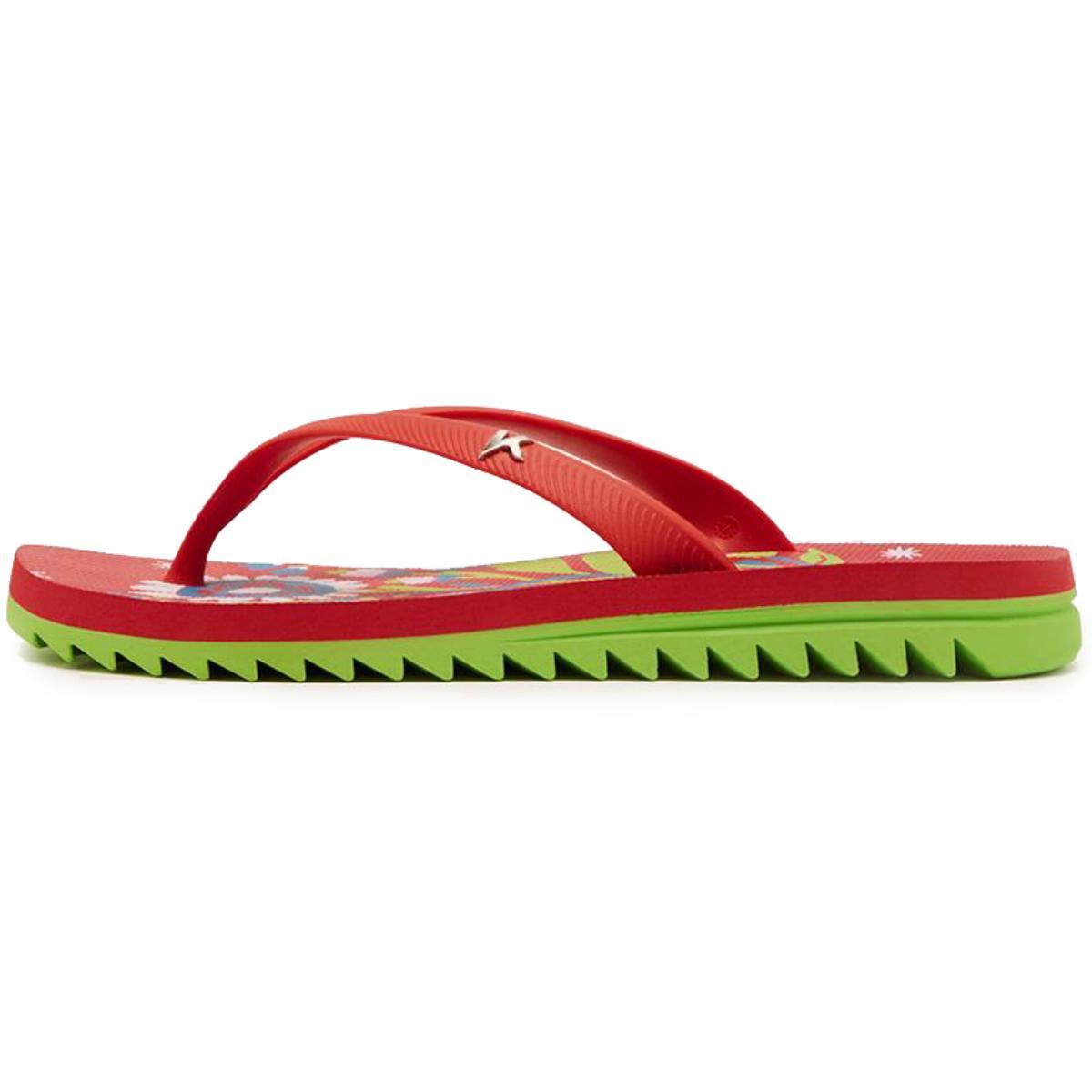 Chinelo Kenner Ibiza Niky Feminino - Verde e Vermelho - 3