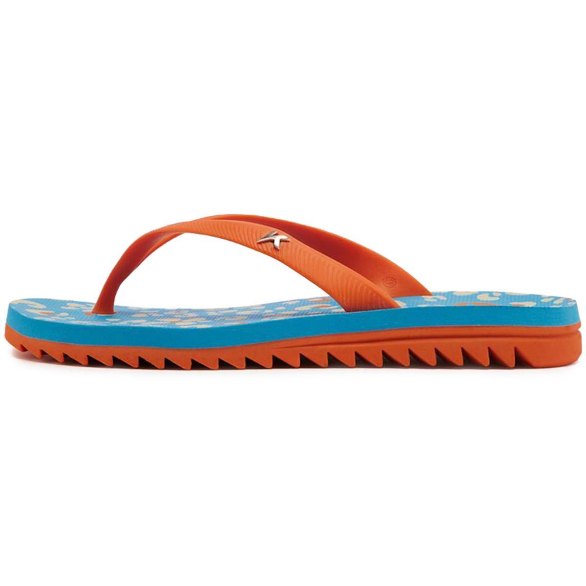 Chinelo Kenner Ibiza Onça Feminino - Azul e Laranja - 3
