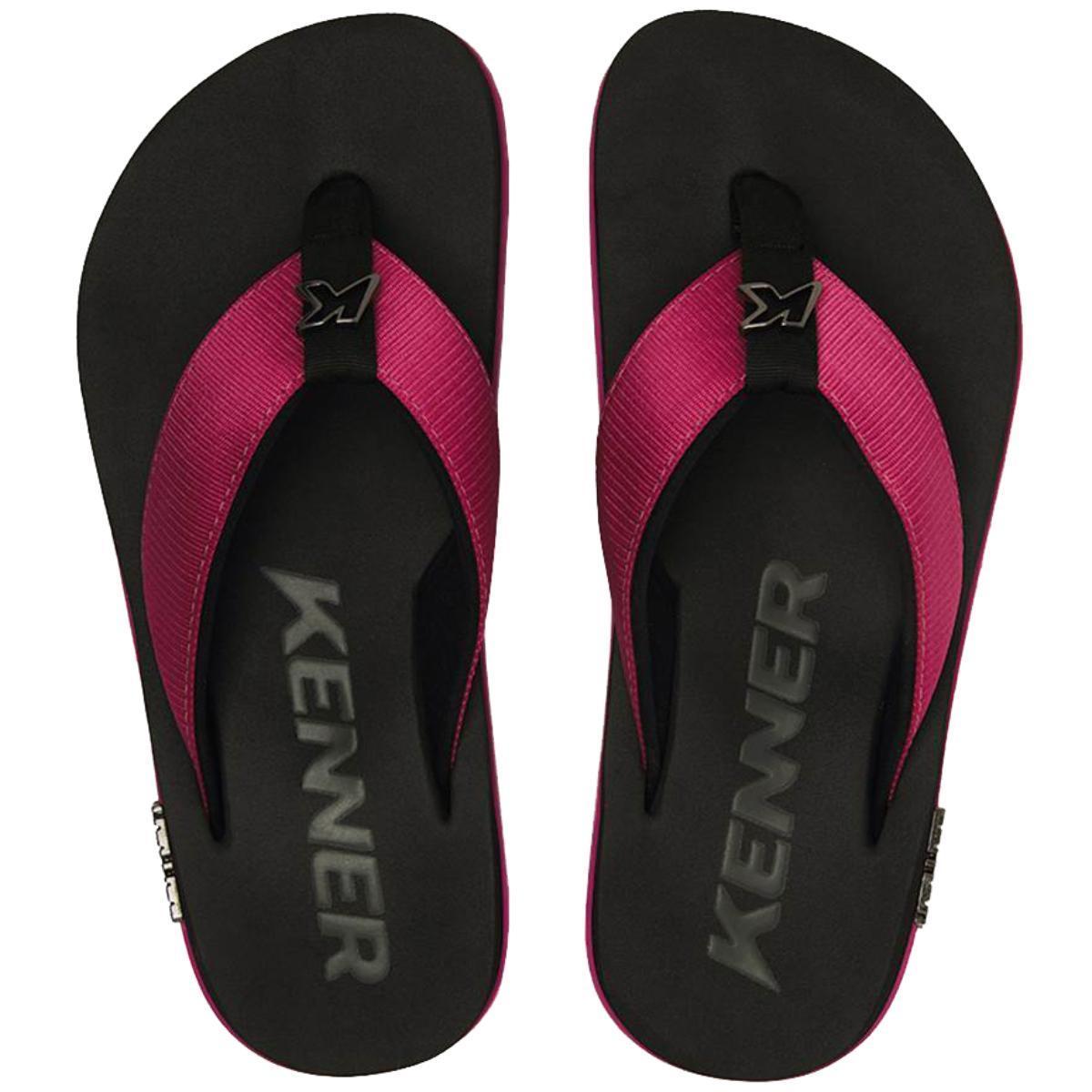 Sandália Kenner Kivah Masculina - Preto e Rosa - 2