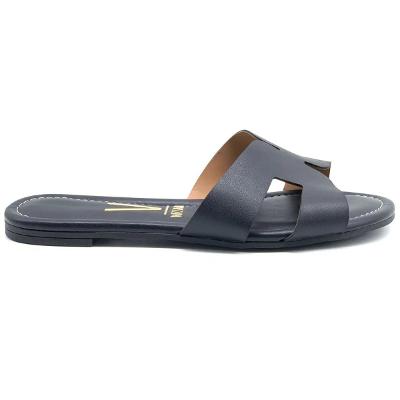Rasteira Slide Vizzano H Básica Feminina - Preto