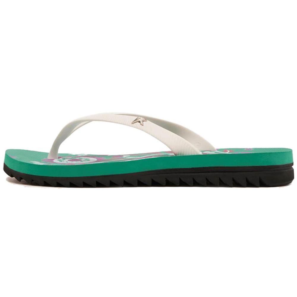 Chinelo Kenner Ibiza Niky Feminino - Preto e Verde - 3